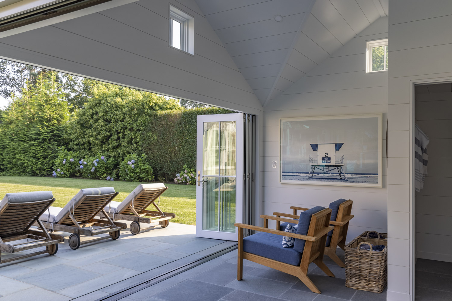 Photo of construction by Ronald Webb Builder.